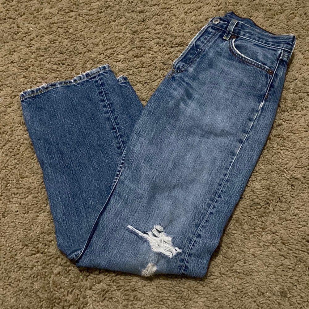 Levi's Blue Straight Leg Women's Jeans